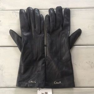 Coach Women’s Cashmere-Lined Leather Gloves